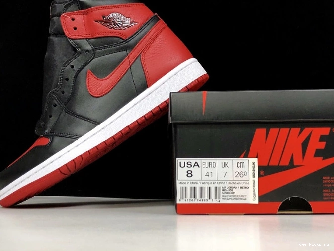 Rep Banned 555088-001 1 Retro Air Jordan OG High 0804